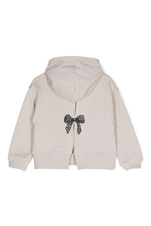 beige cotton hoodie MONNALISA KIDS | 19D60940050275